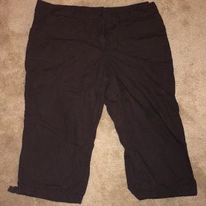 LOFT original crop ankle-tie pants EUC